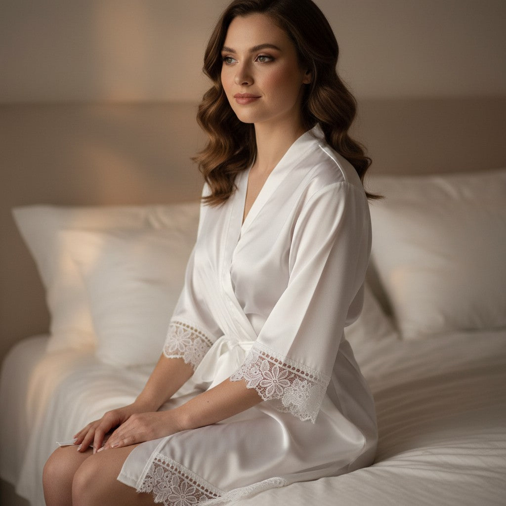 The Signature Satin Robe