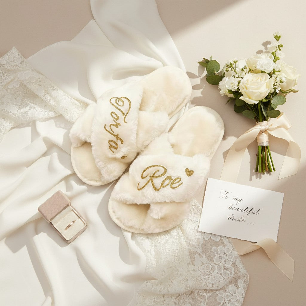 The Ever After Bridal Slippers