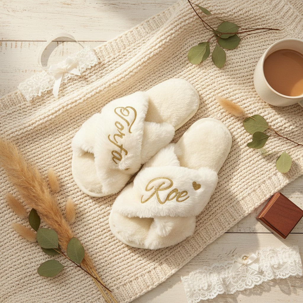 The Ever After Bridal Slippers