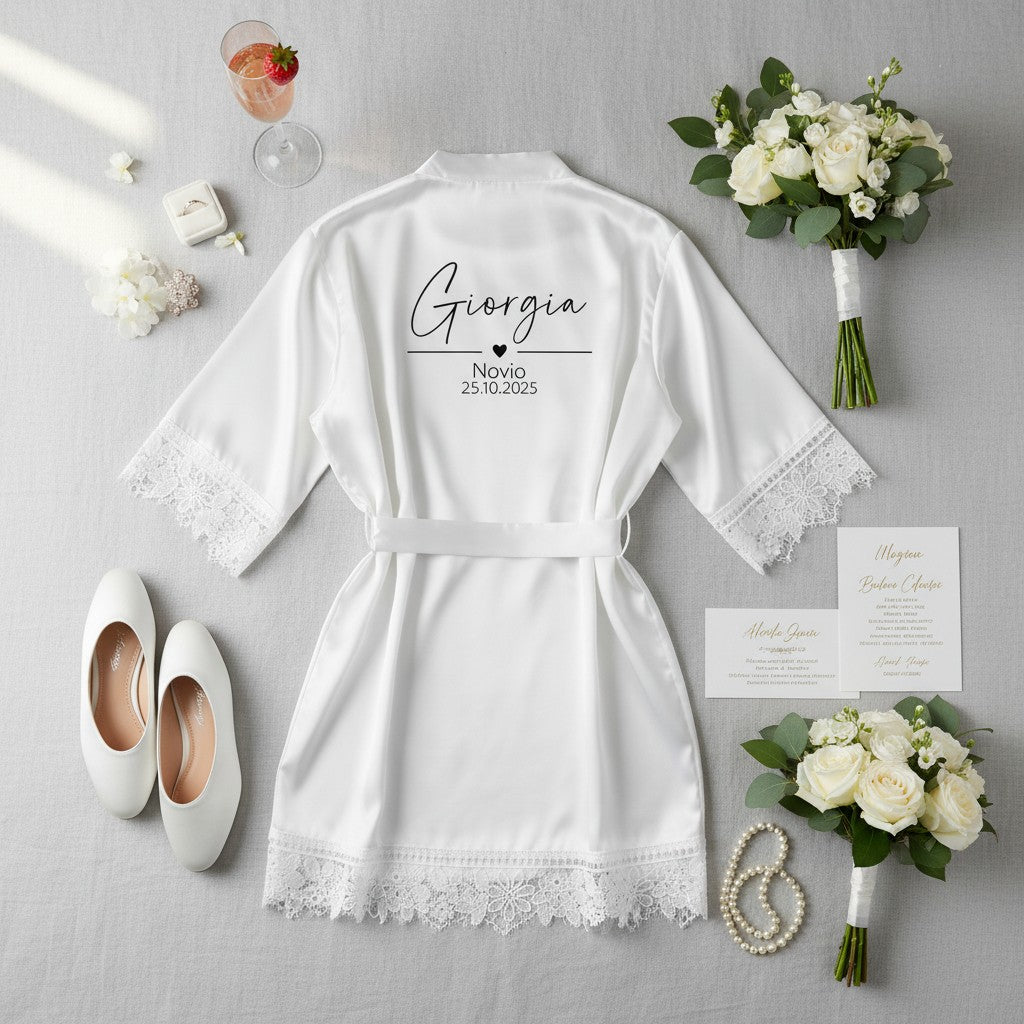 The Signature Satin Robe